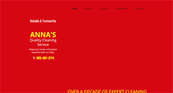 Desktop Screenshot of annascleaningserviceslo.com